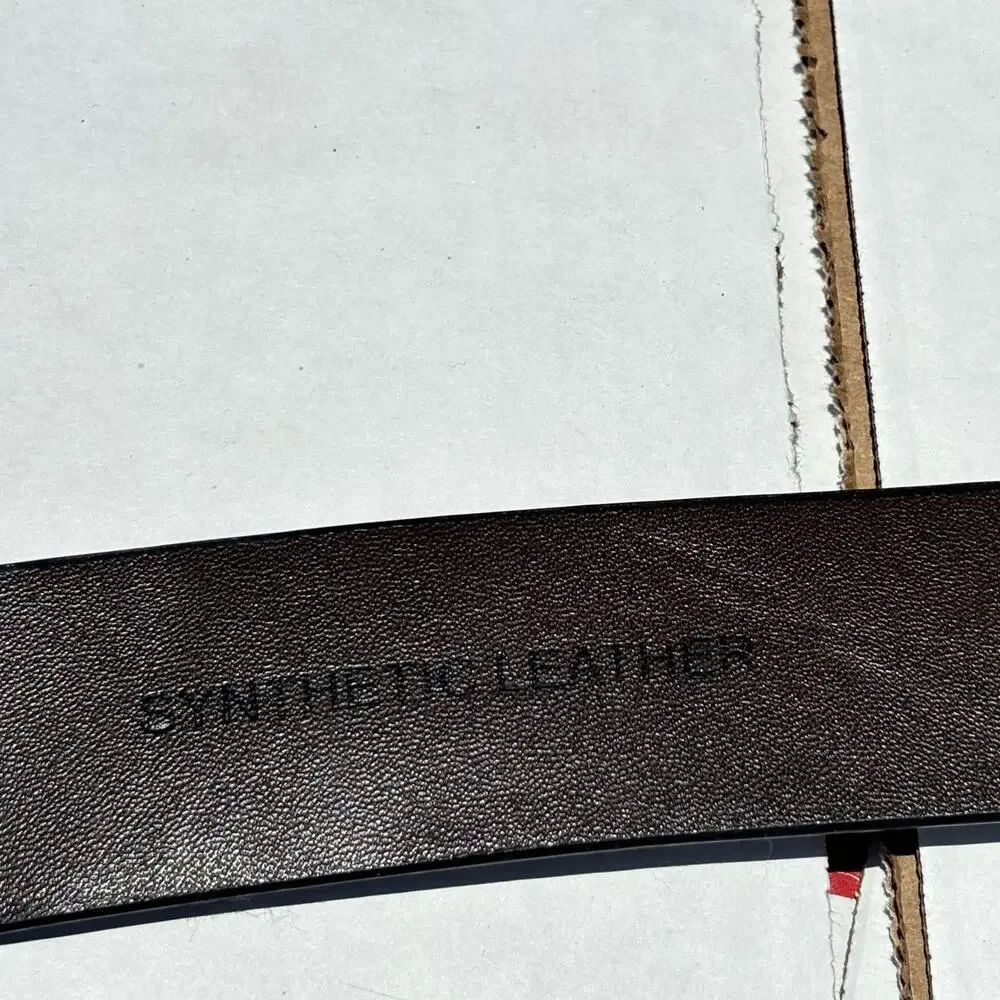 Silver & Brown Levi's Men's Belt
